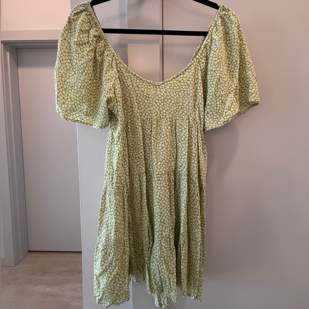 Billabong Green Patterned Dress